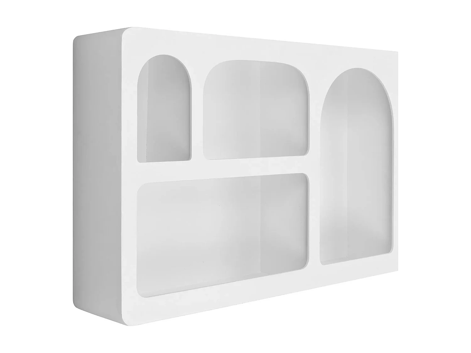 Etagère murale bois blanc BRYNE