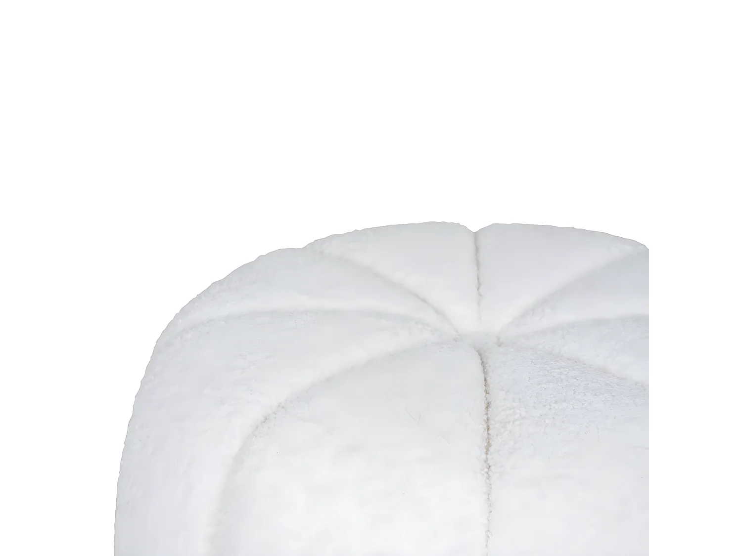 Paisley Pouf Ø48cm offwhite.