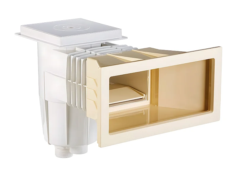 Skimmer standard 15 L "Parker" - Grande meurtrière - Beige