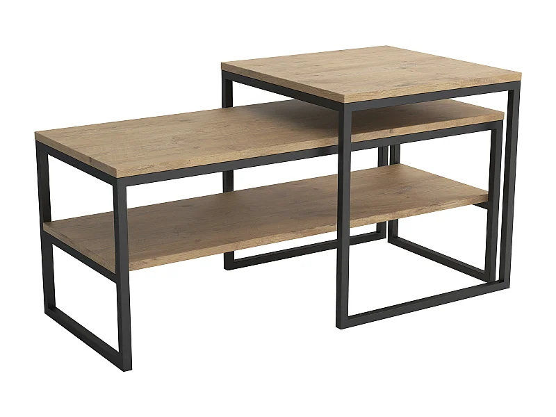 Couchtisch TONY CT50 50x50x50 braun