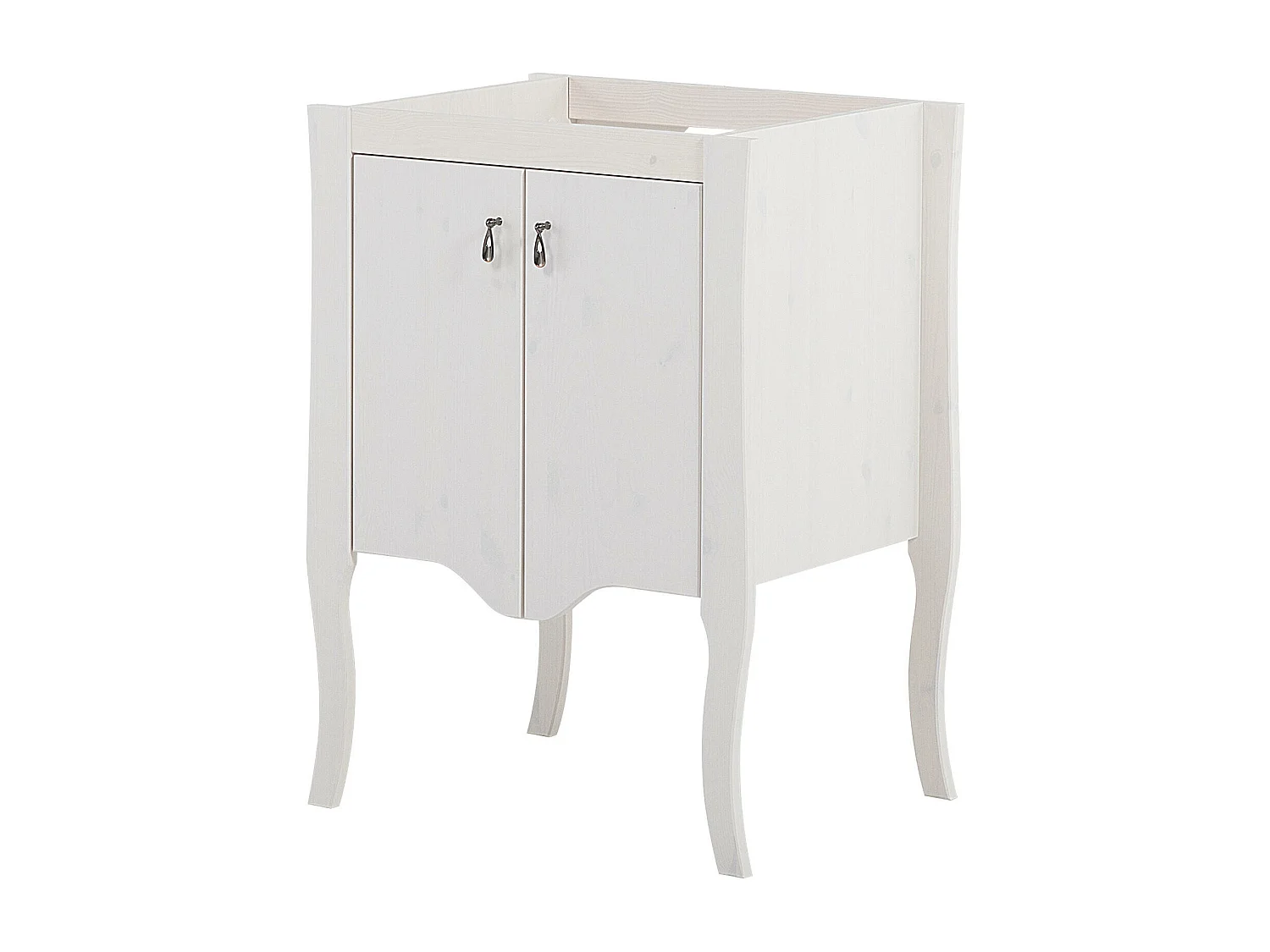 Armoire Sous Lavabos ELISABETH CUW59 2D 59x44x80 Blanc