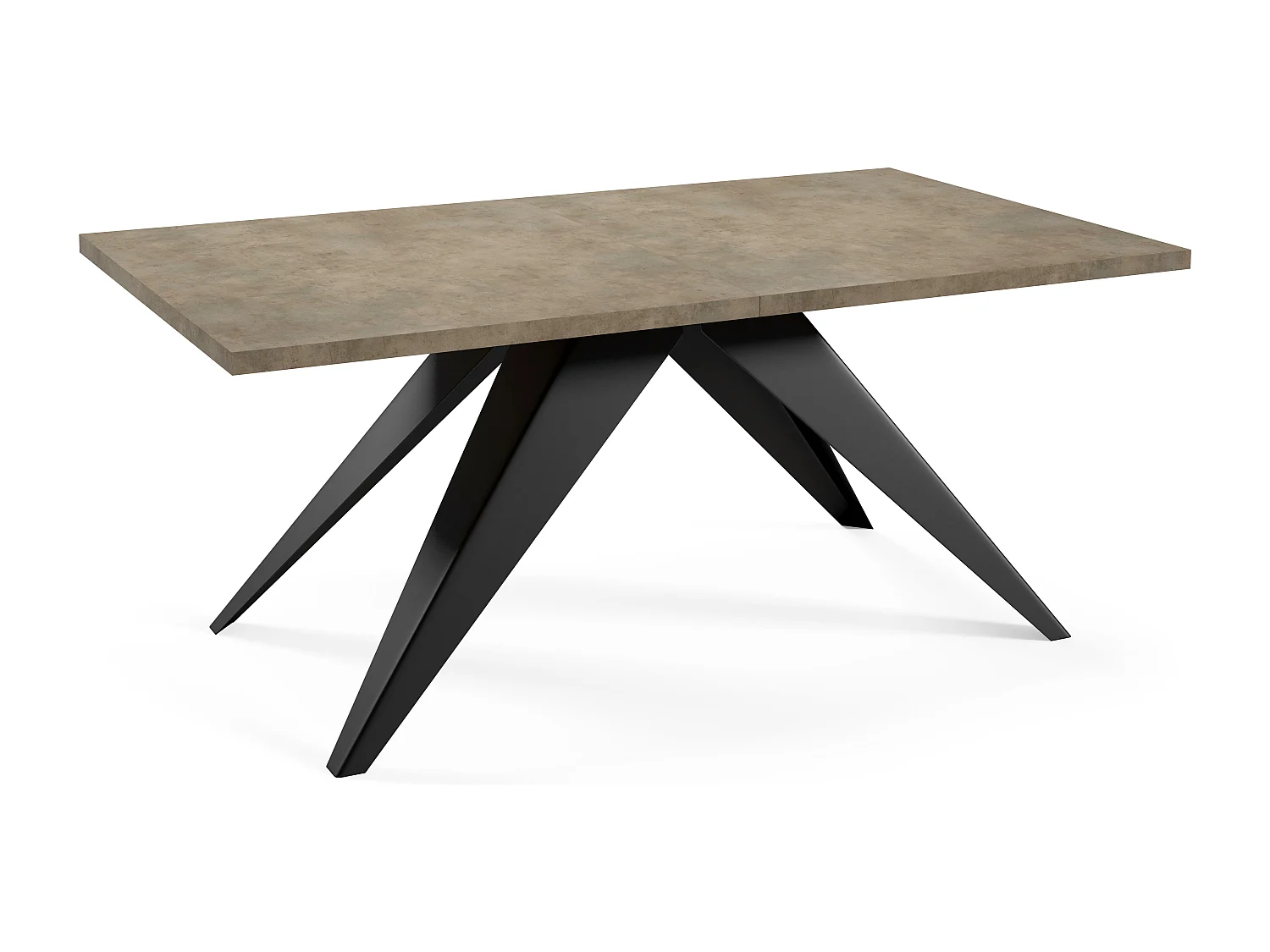 Table À Manger VENTO DT90 90x260x76 Gris