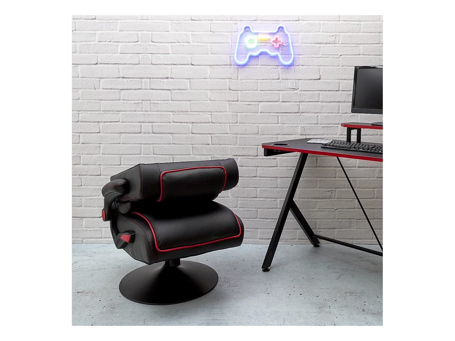 Fauteuil de Bureau "Relax Gamer" 103cm Noir