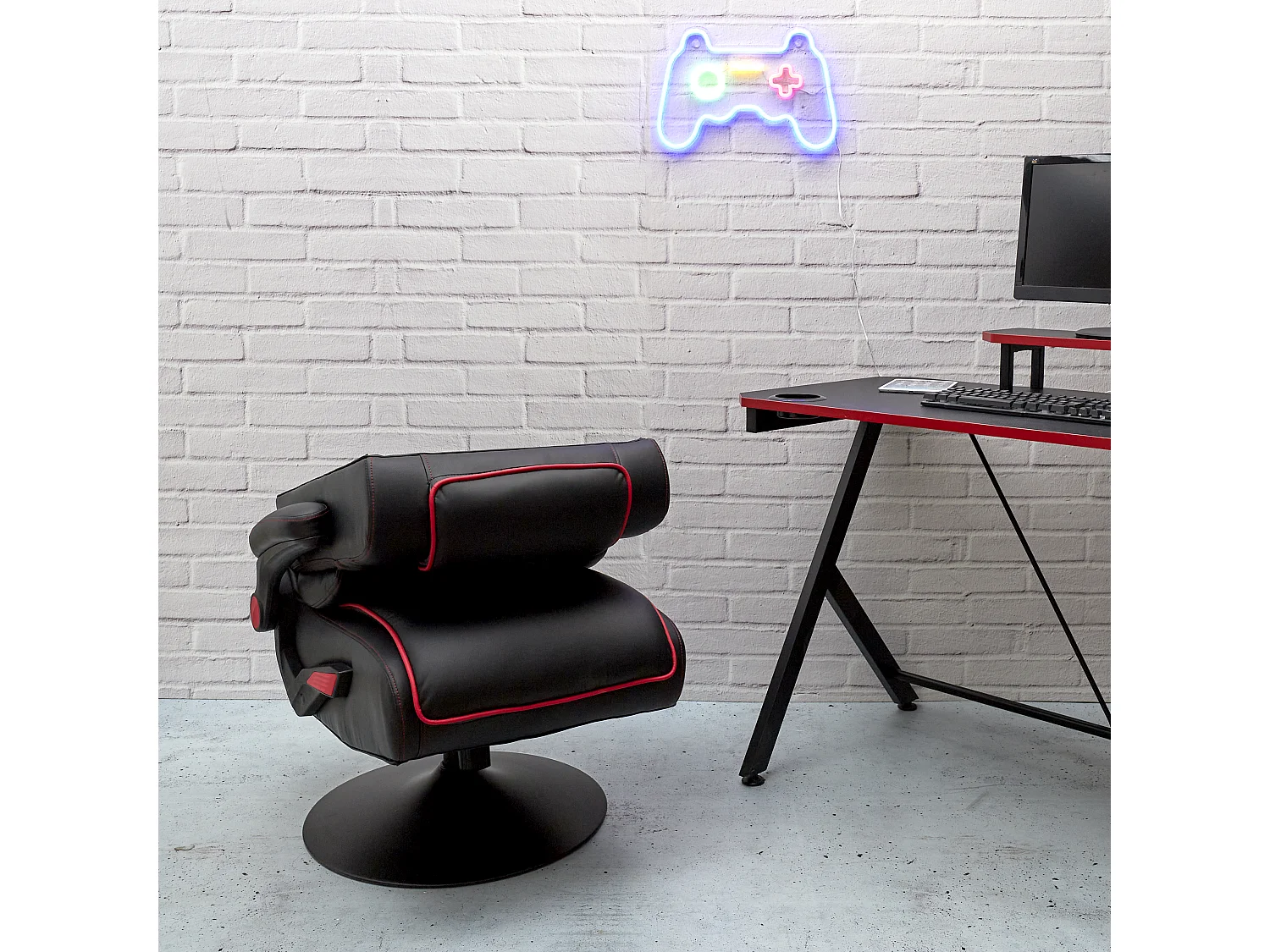 Fauteuil de Bureau "Relax Gamer" 103cm Noir