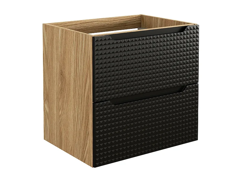 Kast Onder Wastafels LUXOR CUW60 2D 60x46x57 Zwart