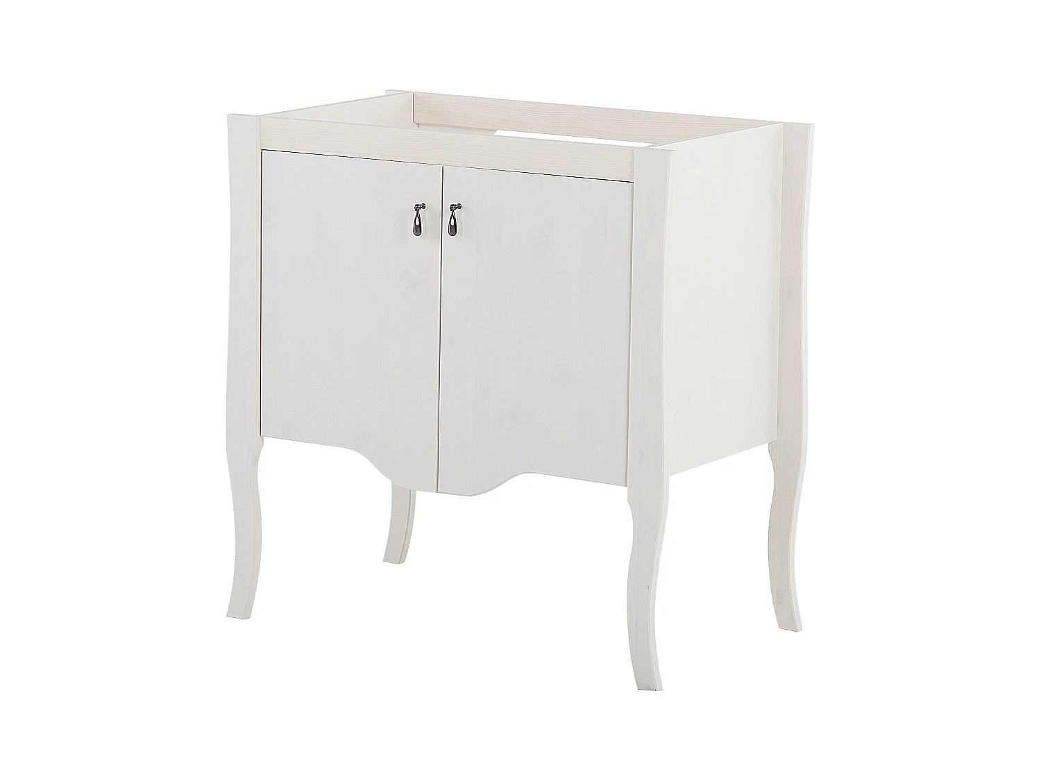 Armoire Sous Lavabos ELISABETH CUW79 2D 79x44x80 Blanc