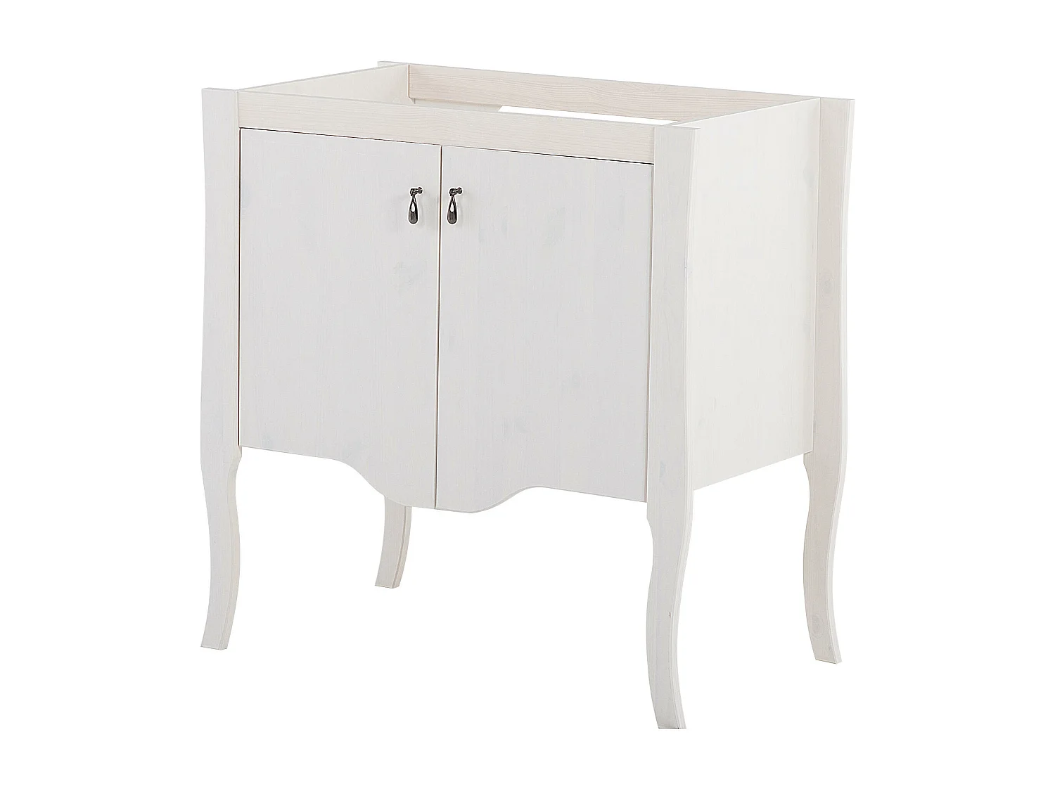 Armoire Sous Lavabos ELISABETH CUW79 2D 79x44x80 Blanc