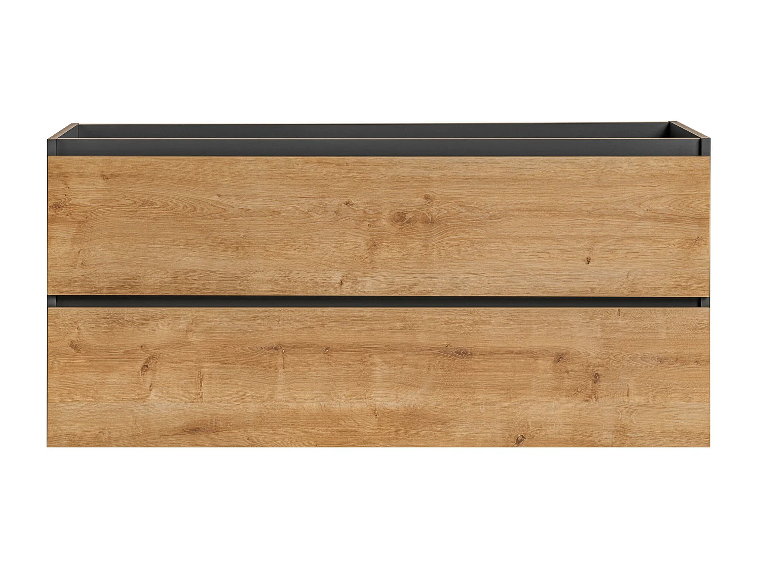 Armário Sob Lavatórios MONAKO CUW120 2D 120x46x57 Cinzaescuro