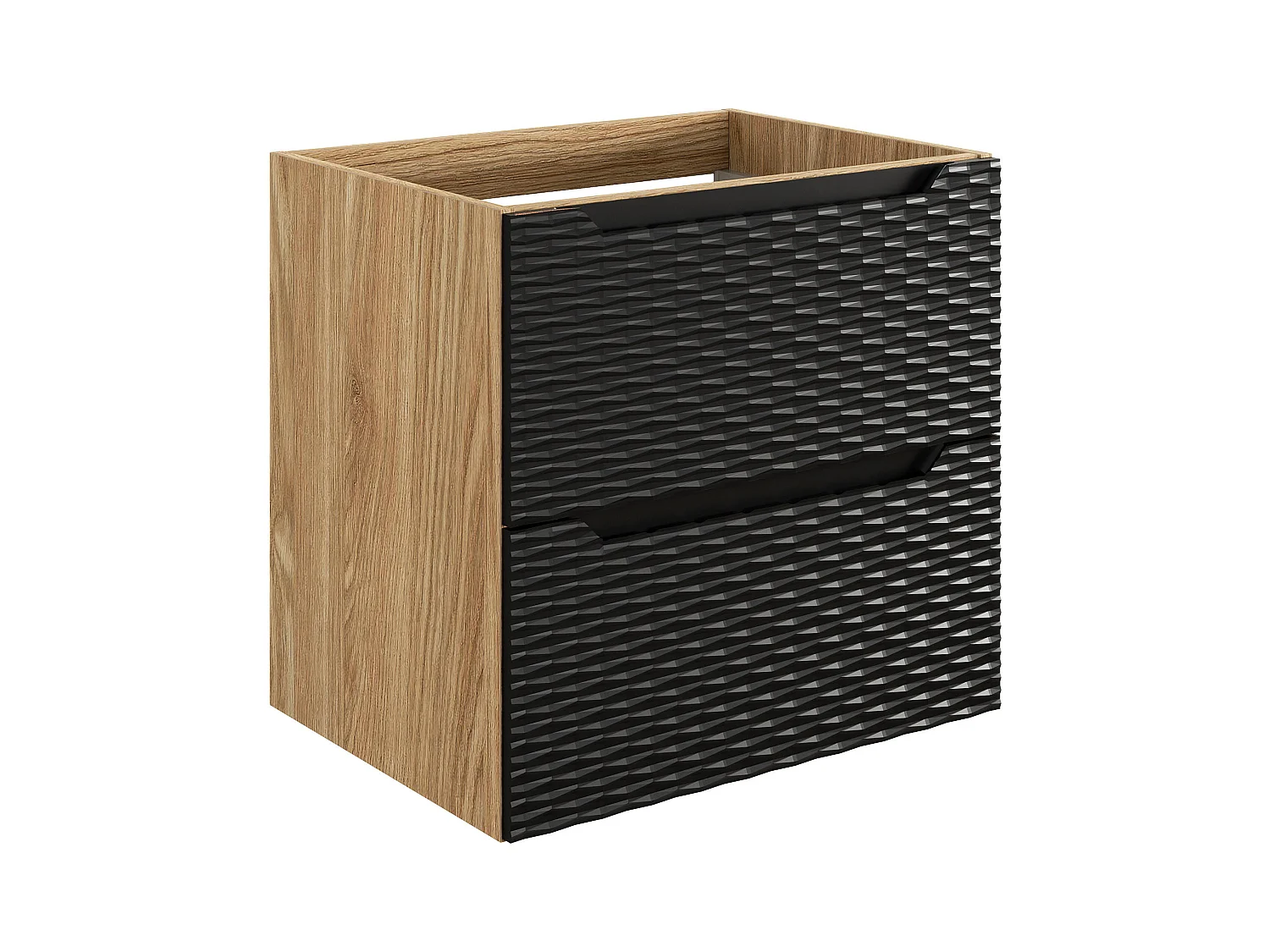 Armoire Sous Lavabos OCEAN CUW60 2D 60x46x57 Noir