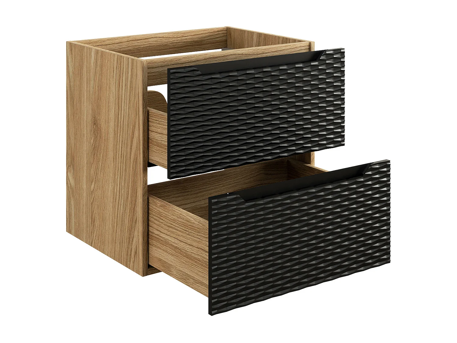 Armoire Sous Lavabos OCEAN CUW60 2D 60x46x57 Noir