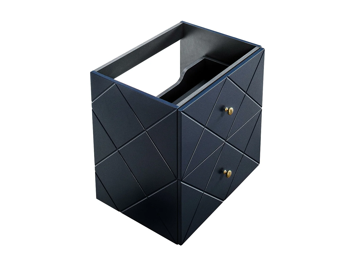 Mobile Sotto Lavabo ELEGANCE CUW60 2D 60x46x61 Blu