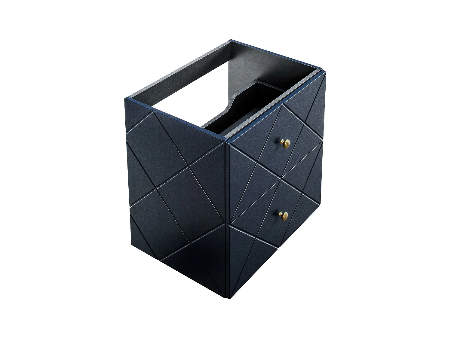 Kast Onder Wastafels ELEGANCE CUW60 2D 60x46x61 Blauw