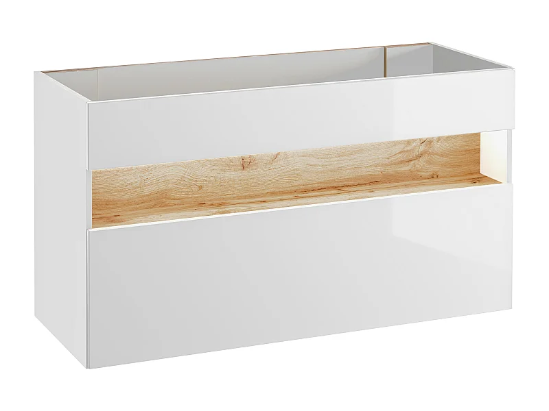 Armoire Sous Lavabos BAHAMA CUW120 1D 120x46x68 Blanc