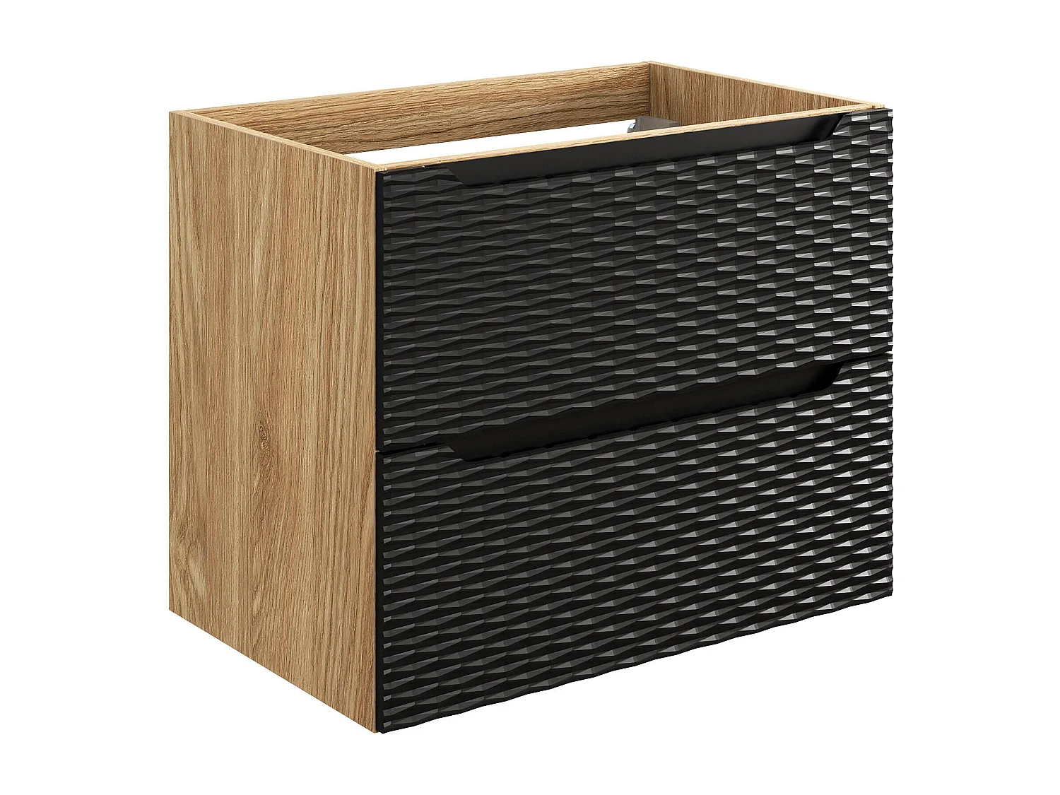 Armário Sob Lavatórios OCEAN CUW70 2D 70x46x57 Preto