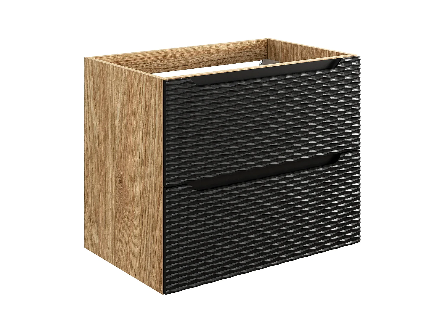 Armoire Sous Lavabos OCEAN CUW70 2D 70x46x57 Noir