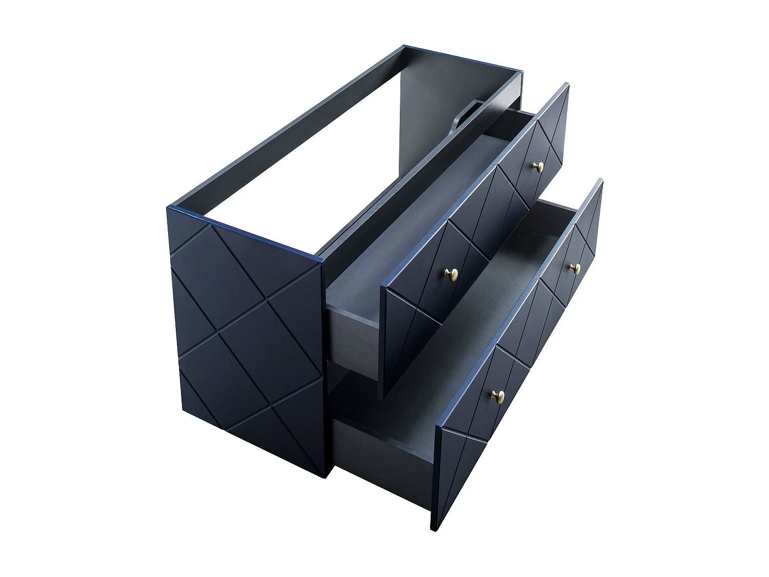 Mobile Sotto Lavabo ELEGANCE CUW120 2D 120x46x61 Blu