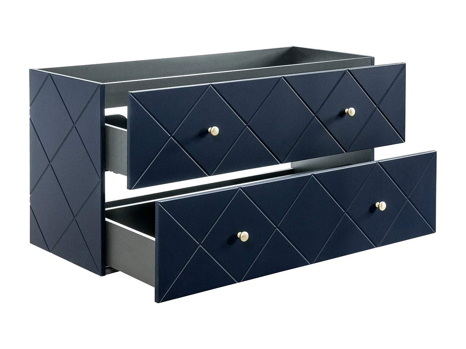 Armoire Sous Lavabos ELEGANCE CUW120 2D 120x46x61 Bleu