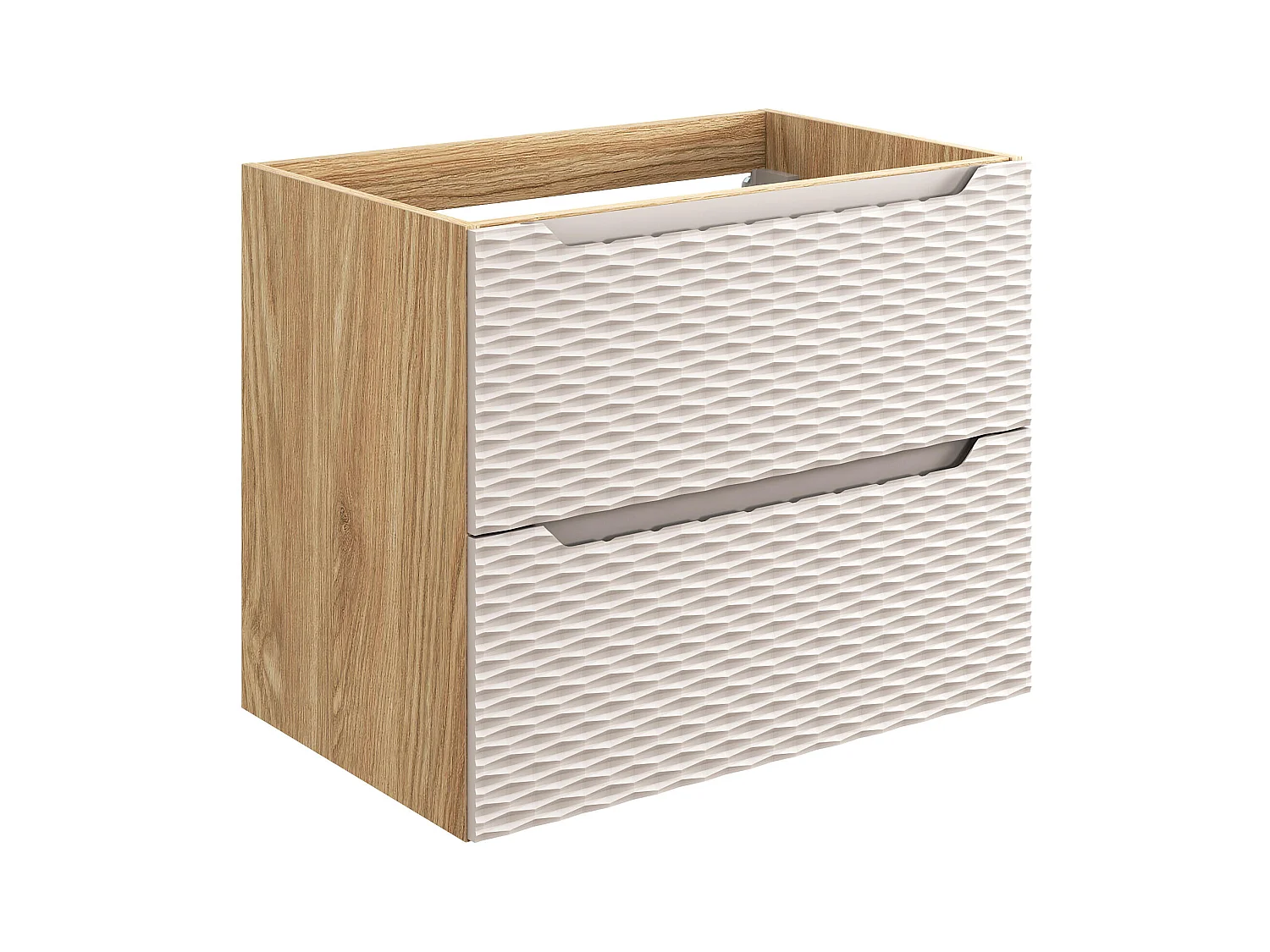Armoire Sous Lavabos OCEAN CUW70 2D 70x46x57 Clair naturel