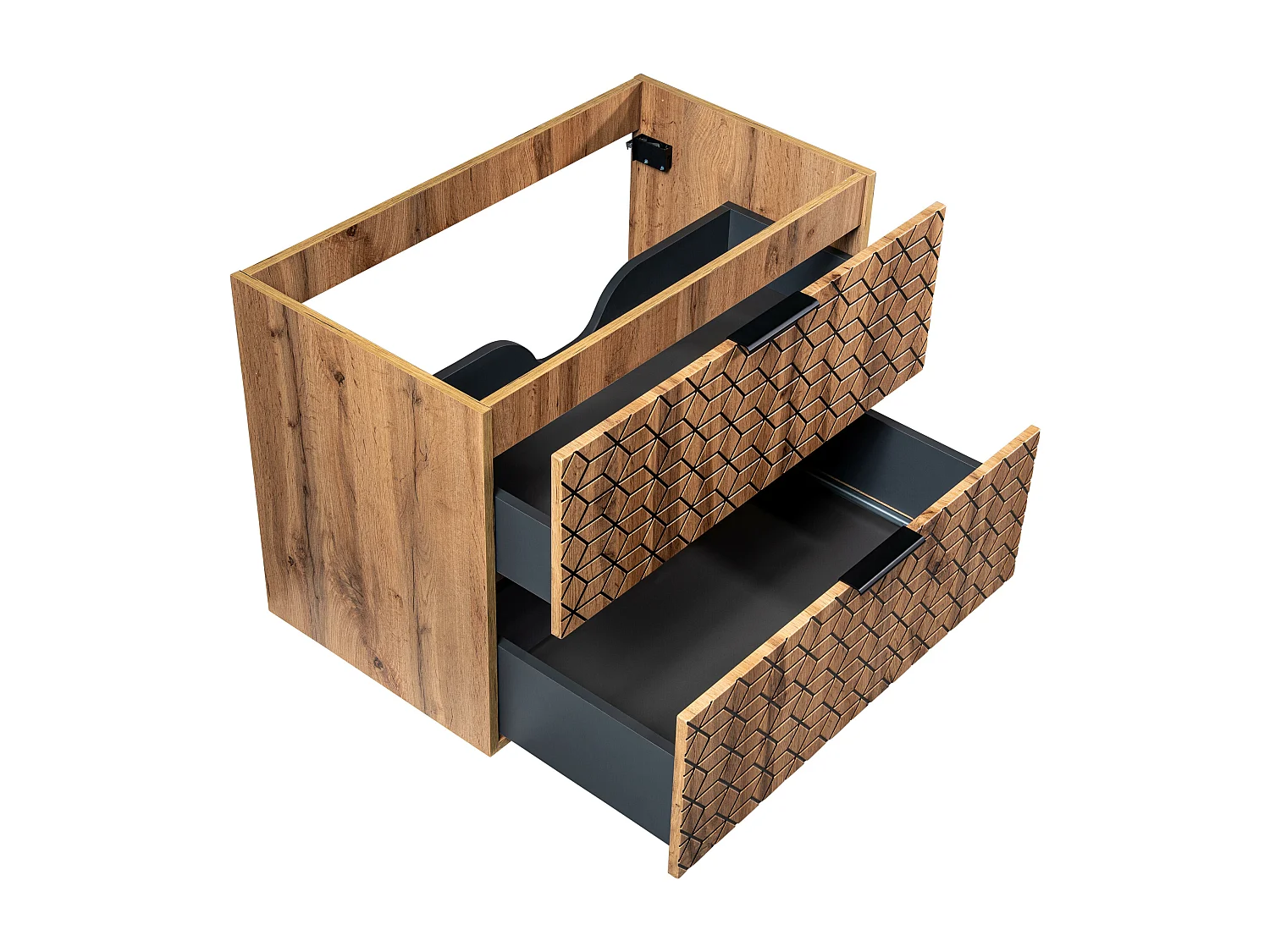 Kast Onder Wastafels DIAMOND CUW80 2D 80x46x57 Beige