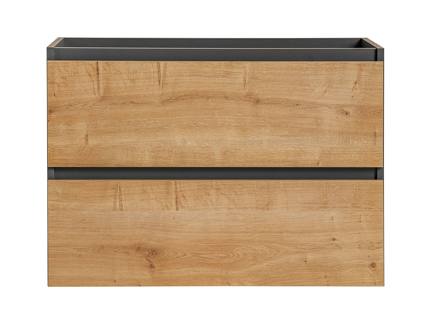 Armoire Sous Lavabos MONAKO CUW80 2D 80x46x57 Grisfoncé