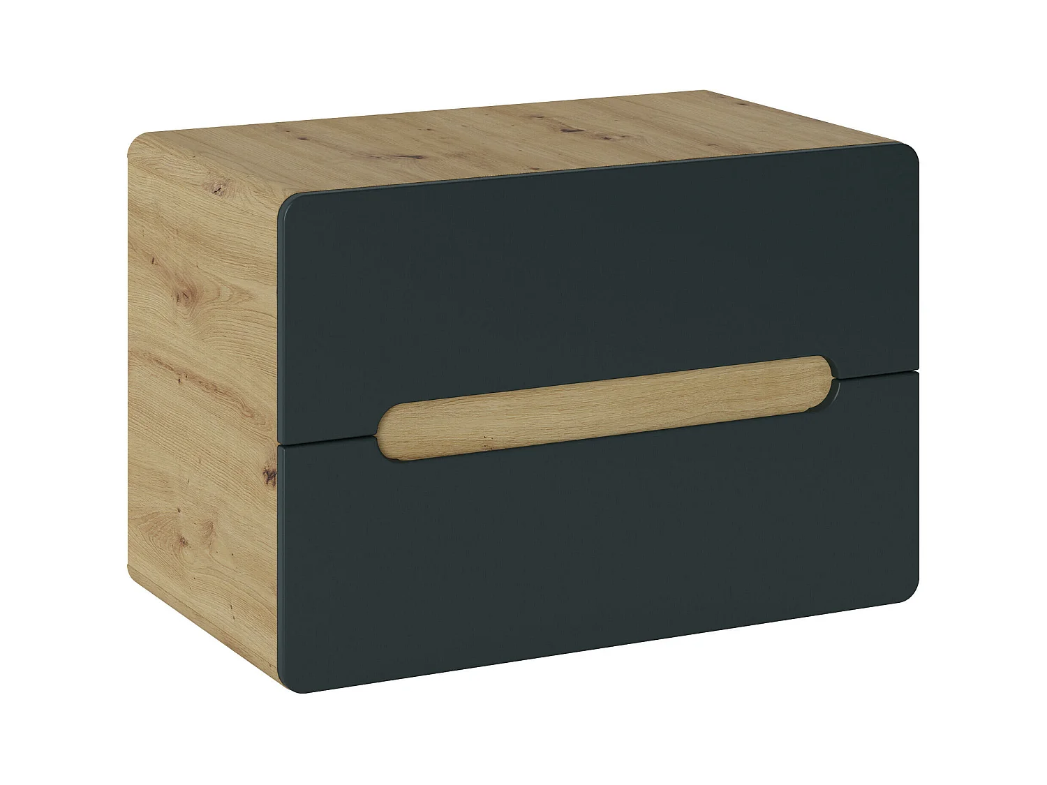 Armoire Sous Lavabos ARUBA CUW80 2D 80x46x53 Grisfoncé