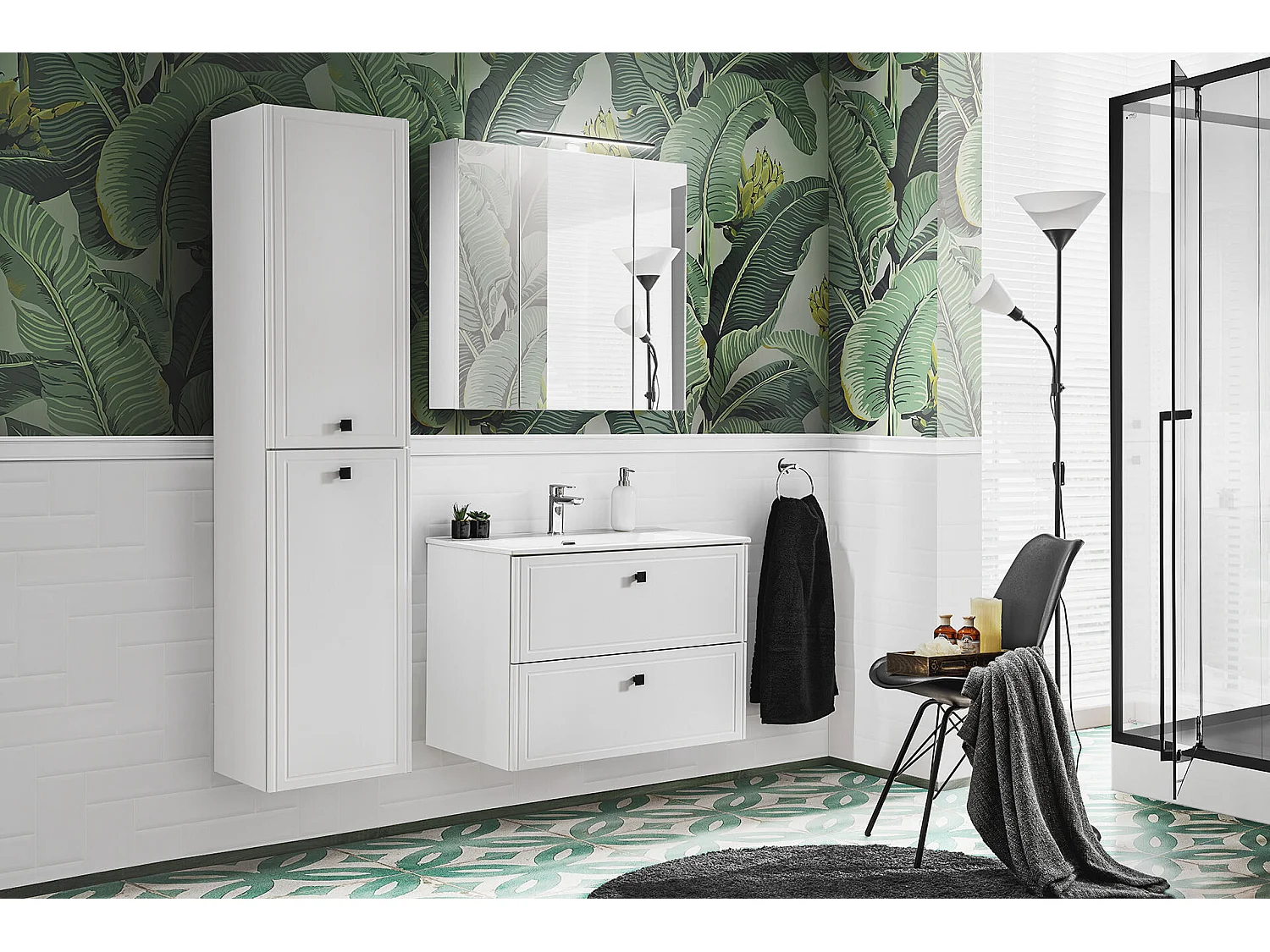 Armário Sob Lavatórios HAVANA CUW60 2D 60x46x57 Branco