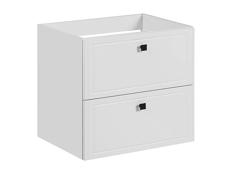 Armoire Sous Lavabos HAVANA CUW60 2D 60x46x57 Blanc