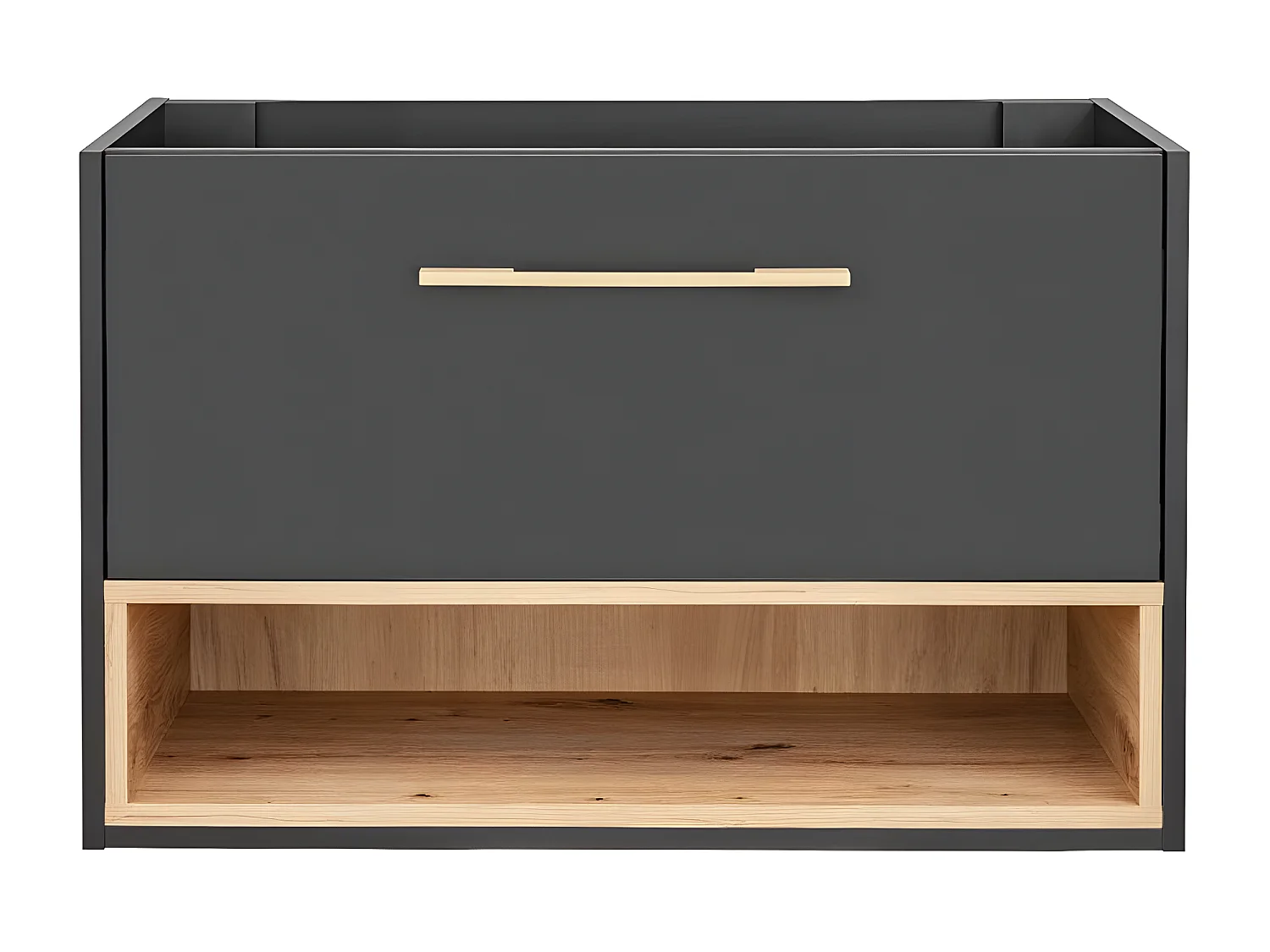 Kast Onder Wastafels BORNEO CUW80 1D 80x46x57 Zwart