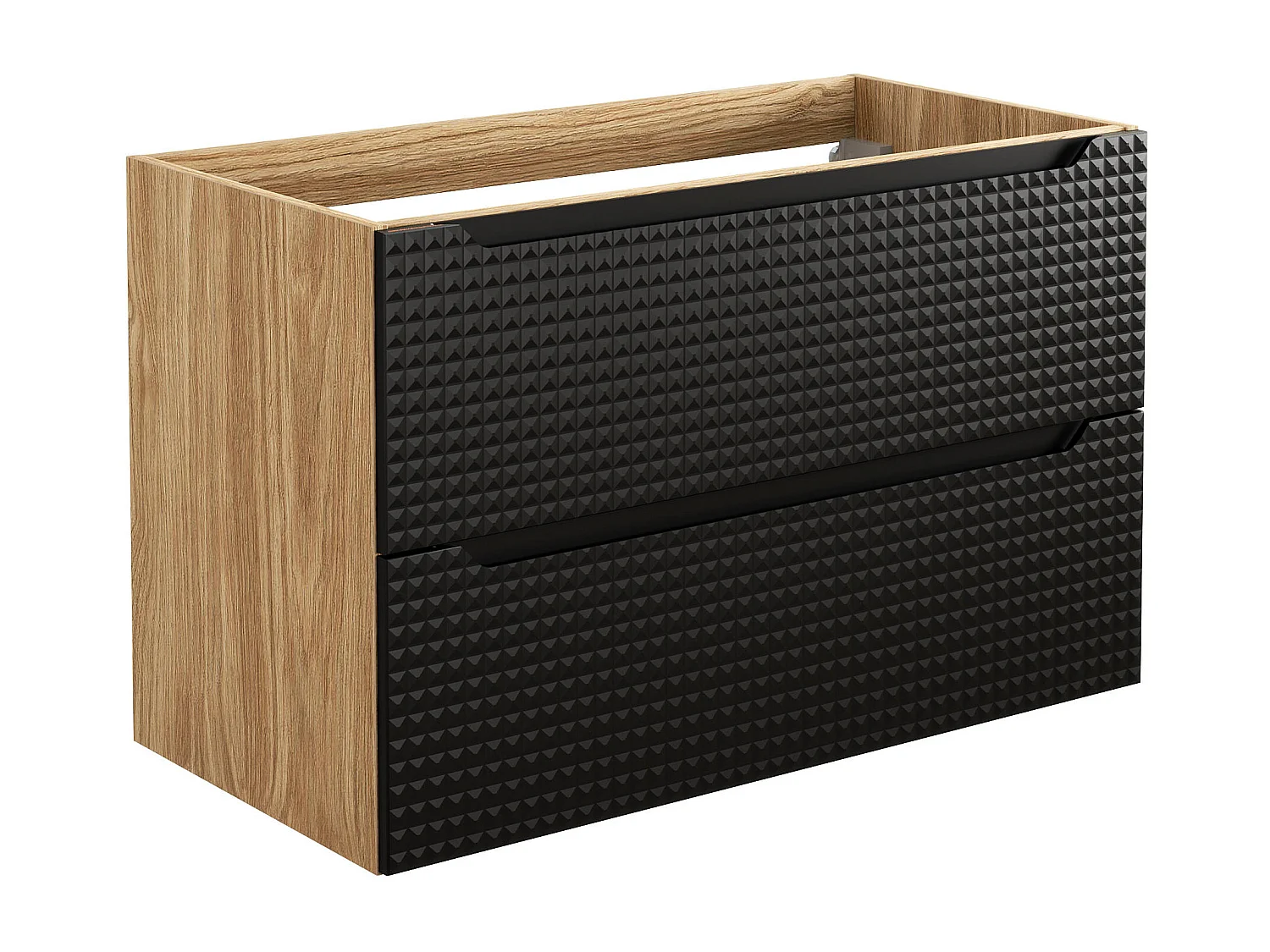 Armário Sob Lavatórios LUXOR CUW90 2D 90x46x57 Preto