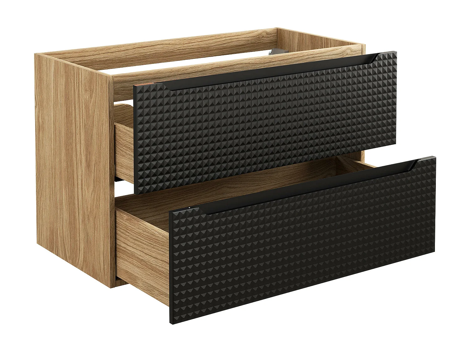 Armário Sob Lavatórios LUXOR CUW90 2D 90x46x57 Preto