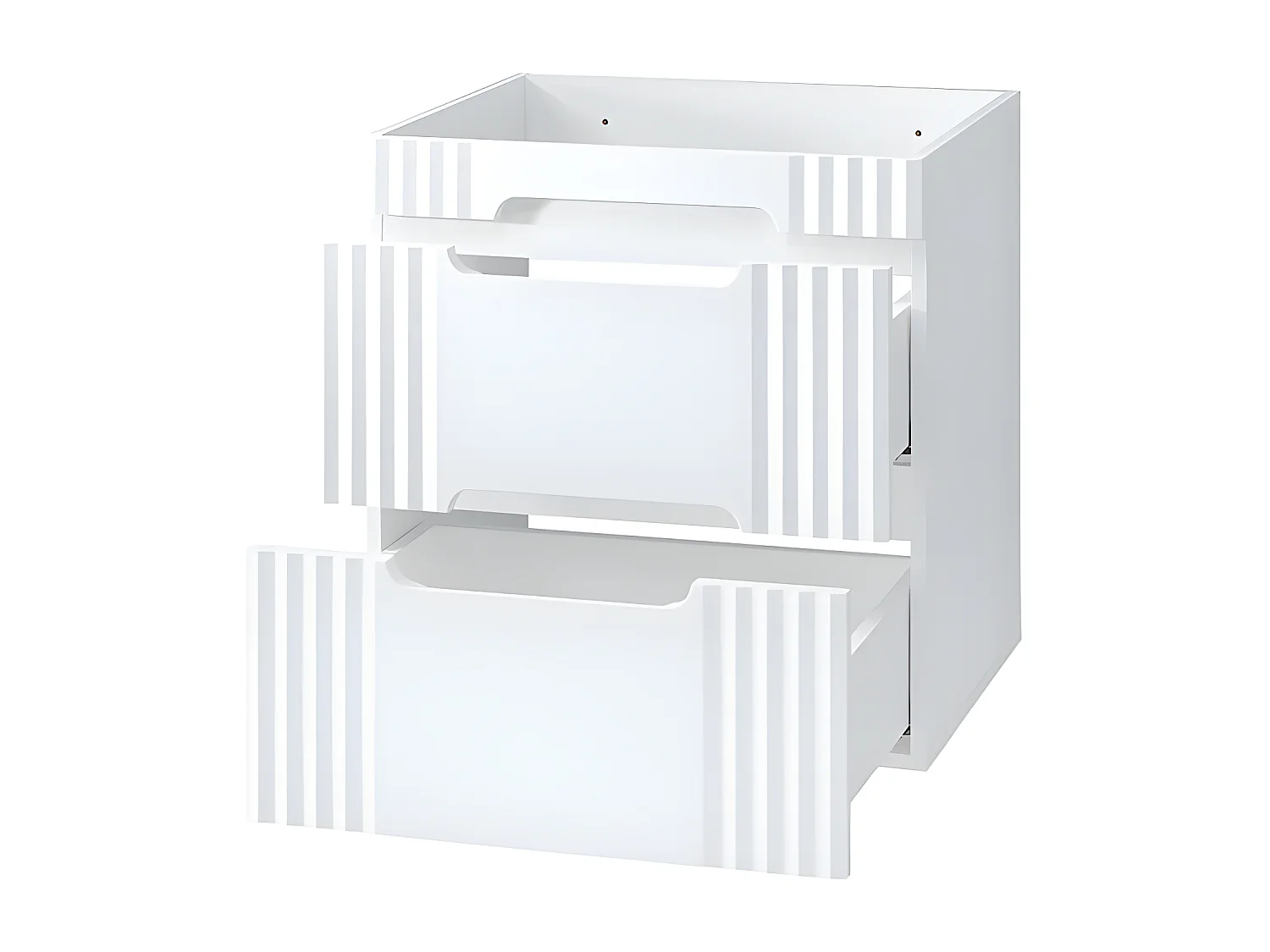 Kast Onder Wastafels FIJI CUW60 2D 60x46x62 Wit