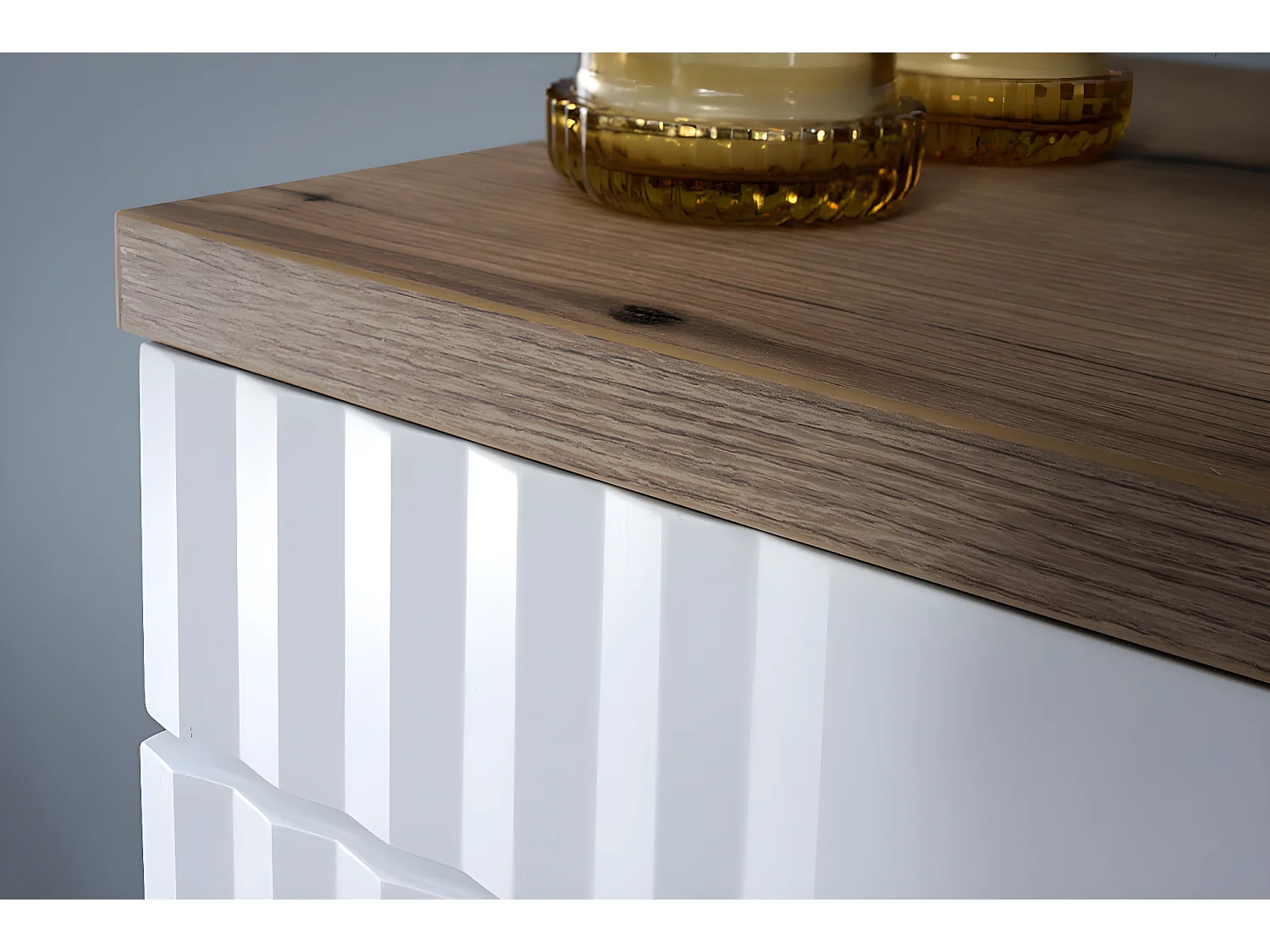 Kast Onder Wastafels FIJI CUW60 2D 60x46x62 Wit