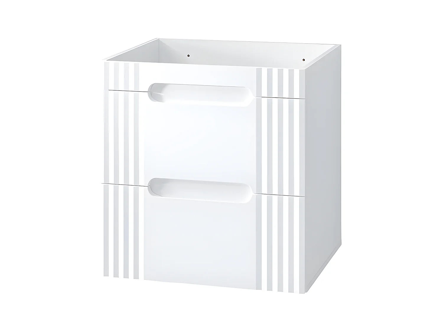 Armoire Sous Lavabos FIJI CUW60 2D 60x46x62 Blanc