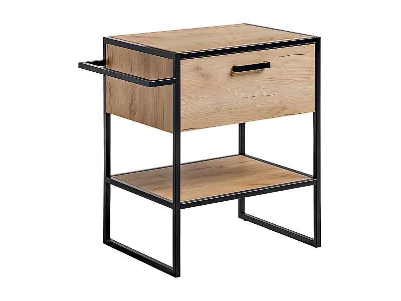 Armoire Sous Lavabos BROOKLIN CUW70 1D 70x50x75 Clair naturel