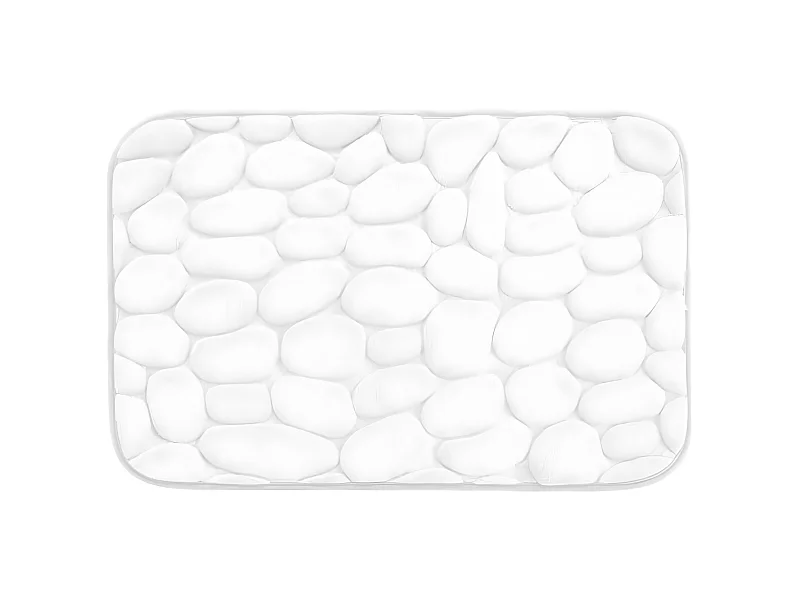 Tapis de Bain "Ricochet" 40x60cm Blanc