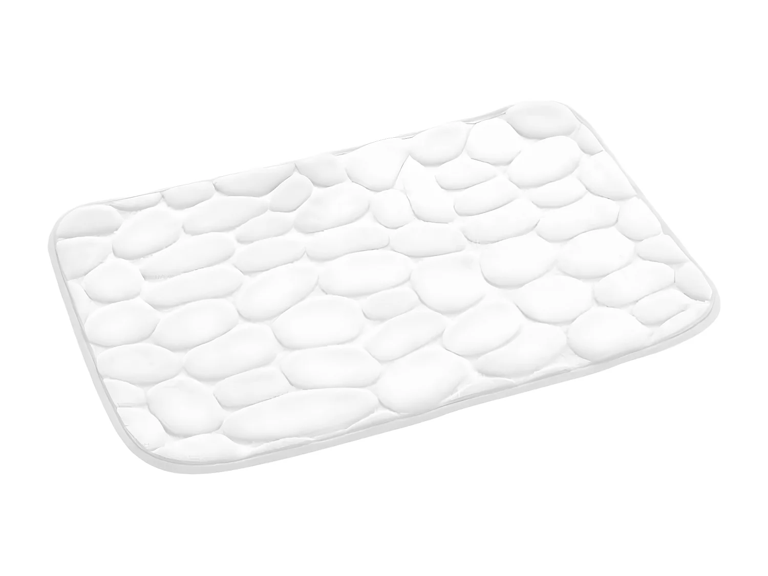 Tapis de Bain "Ricochet" 40x60cm Blanc