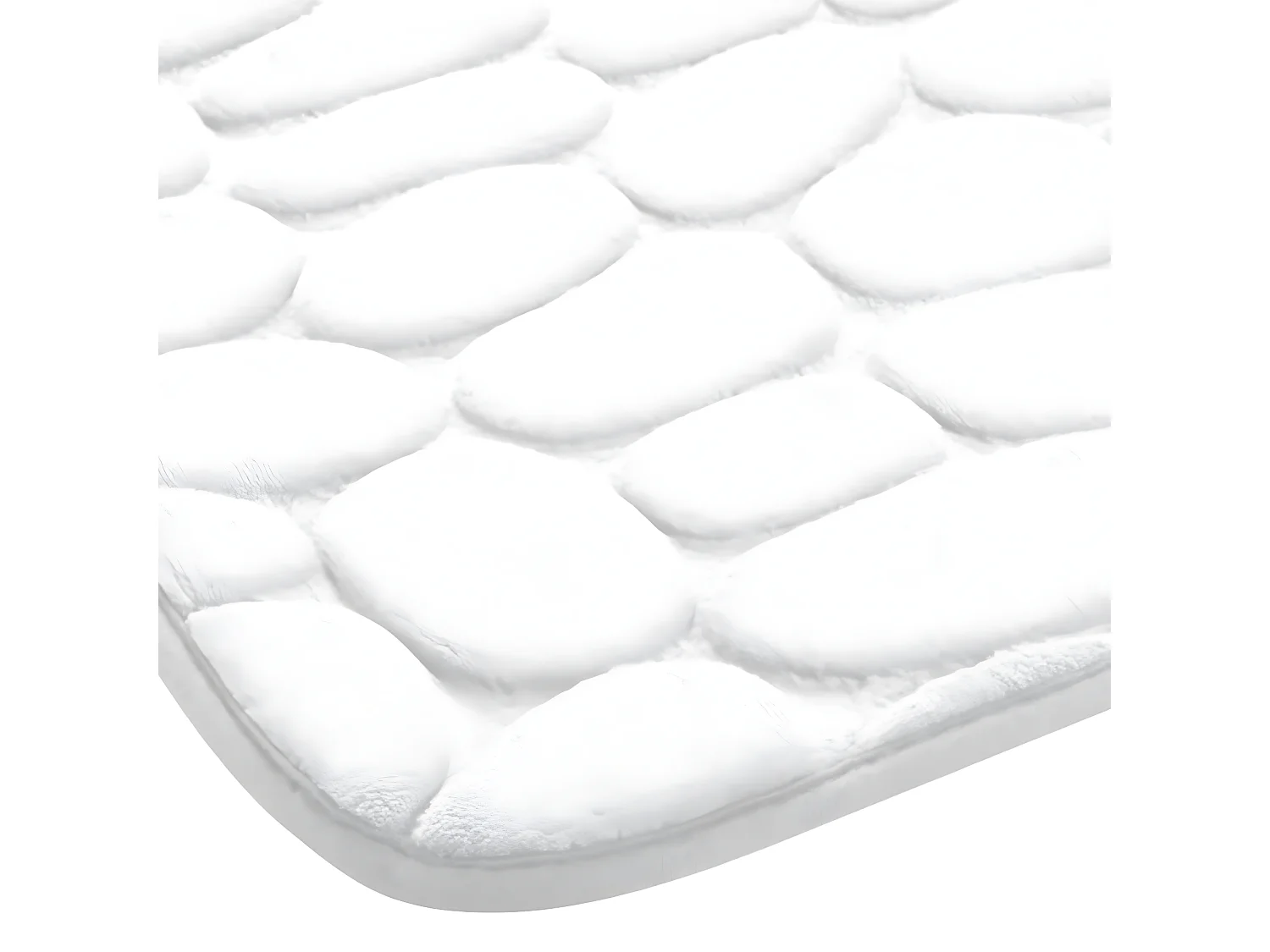 Tapis de Bain "Ricochet" 40x60cm Blanc