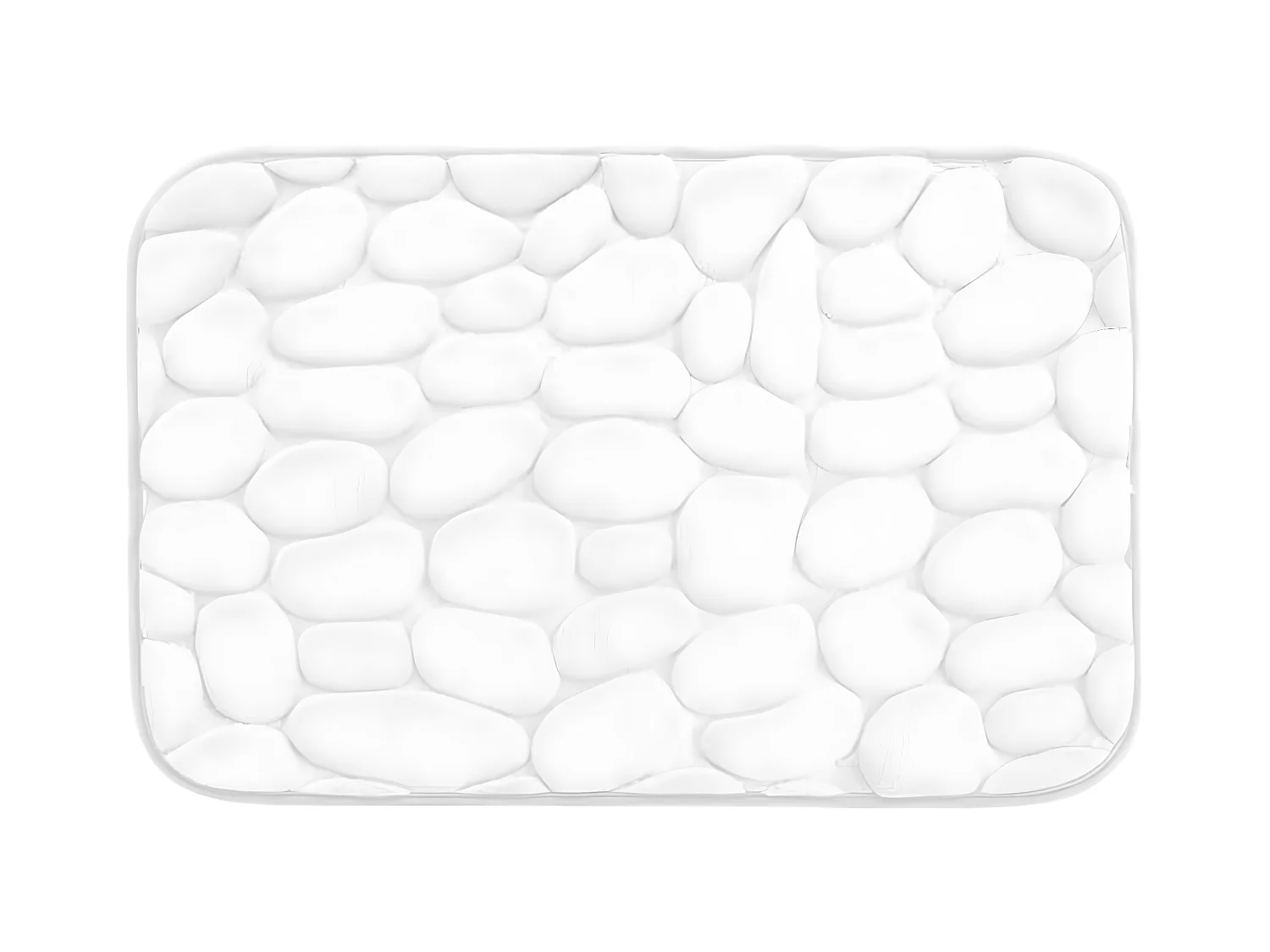 Tapis de Bain "Ricochet" 40x60cm Blanc