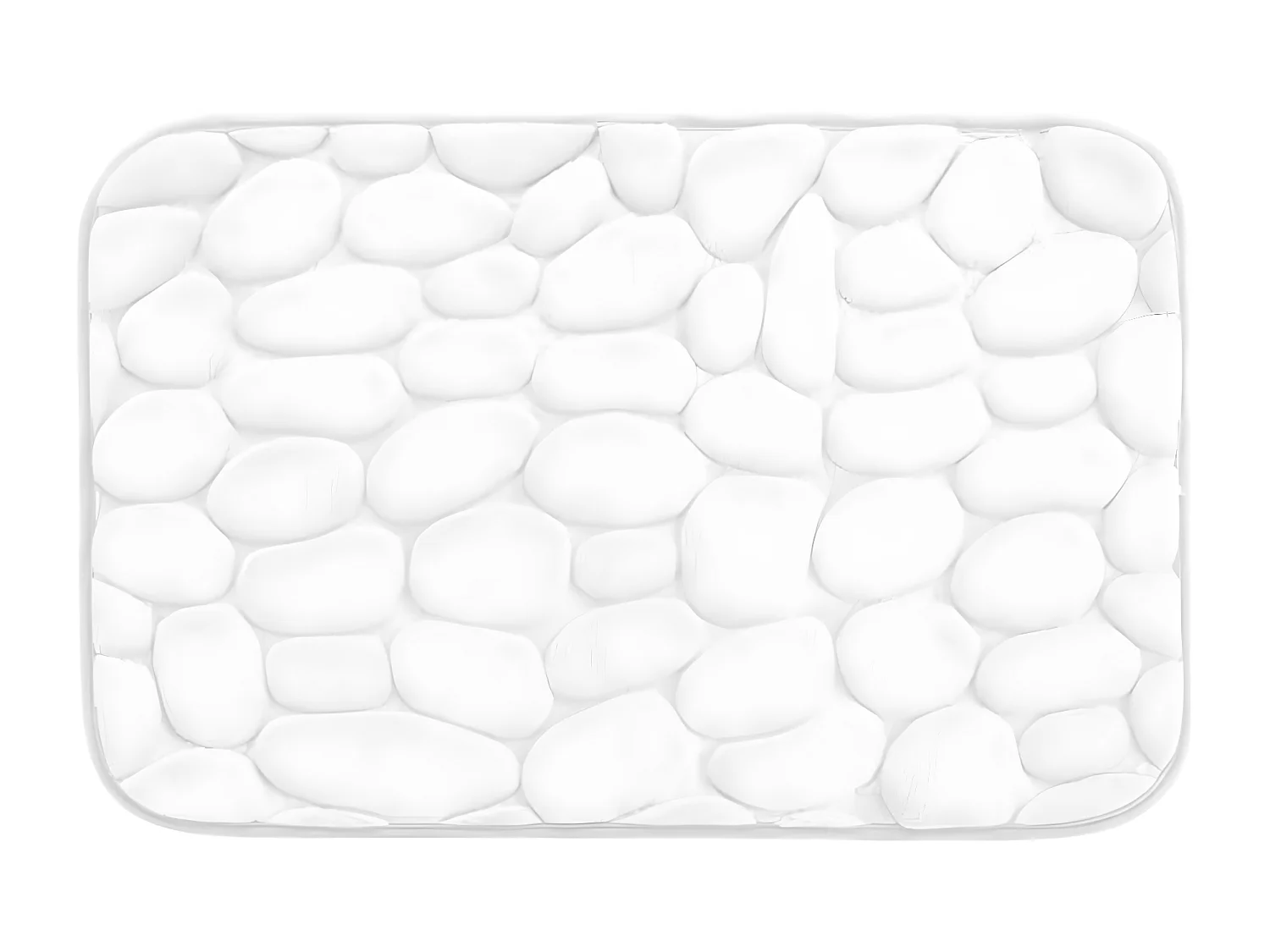 Tapis de Bain "Ricochet" 40x60cm Blanc