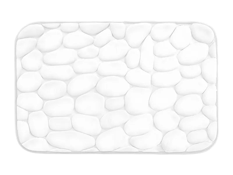 Tapis de Bain "Ricochet" 40x60cm Blanc