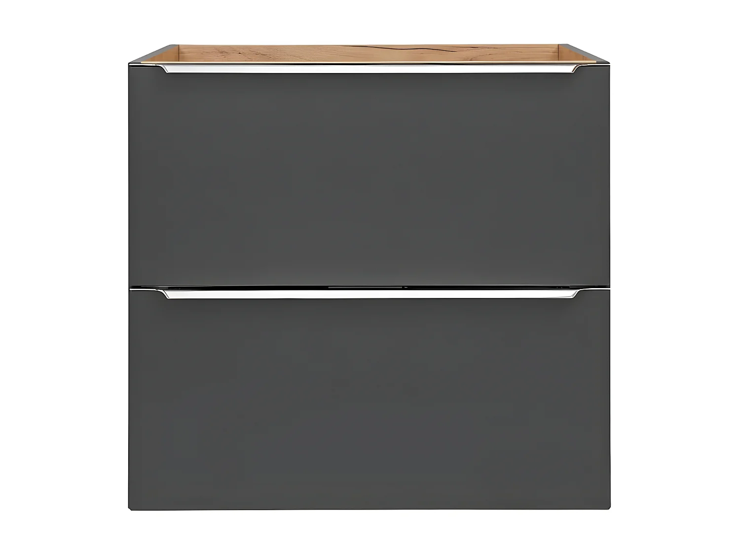Kast Onder Wastafels CAPRI CUW60 2D 60x46x57 Zwart