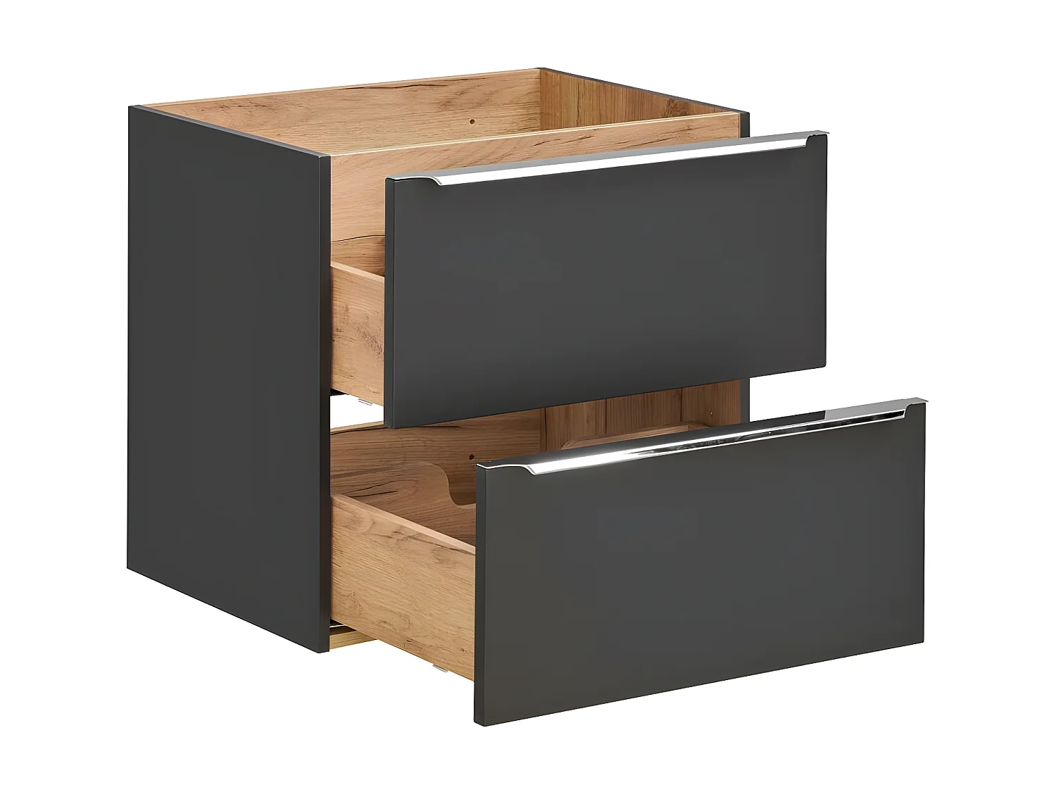 Armoire Sous Lavabos CAPRI CUW60 2D 60x46x57 Noir