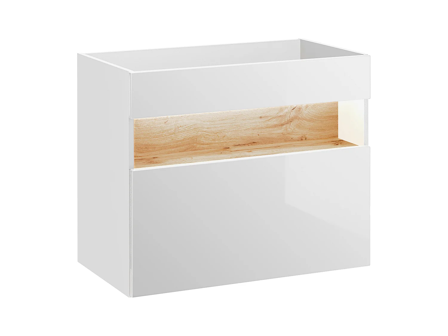 Kast Onder Wastafels BAHAMA CUW80 1D 80x46x68 Wit