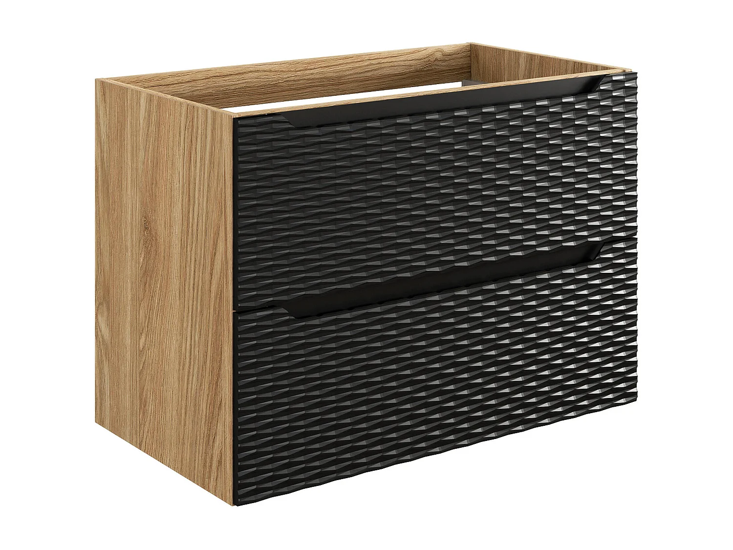 Schrank Unter Waschbecken OCEAN CUW80 2D 80x46x57 Schwarz