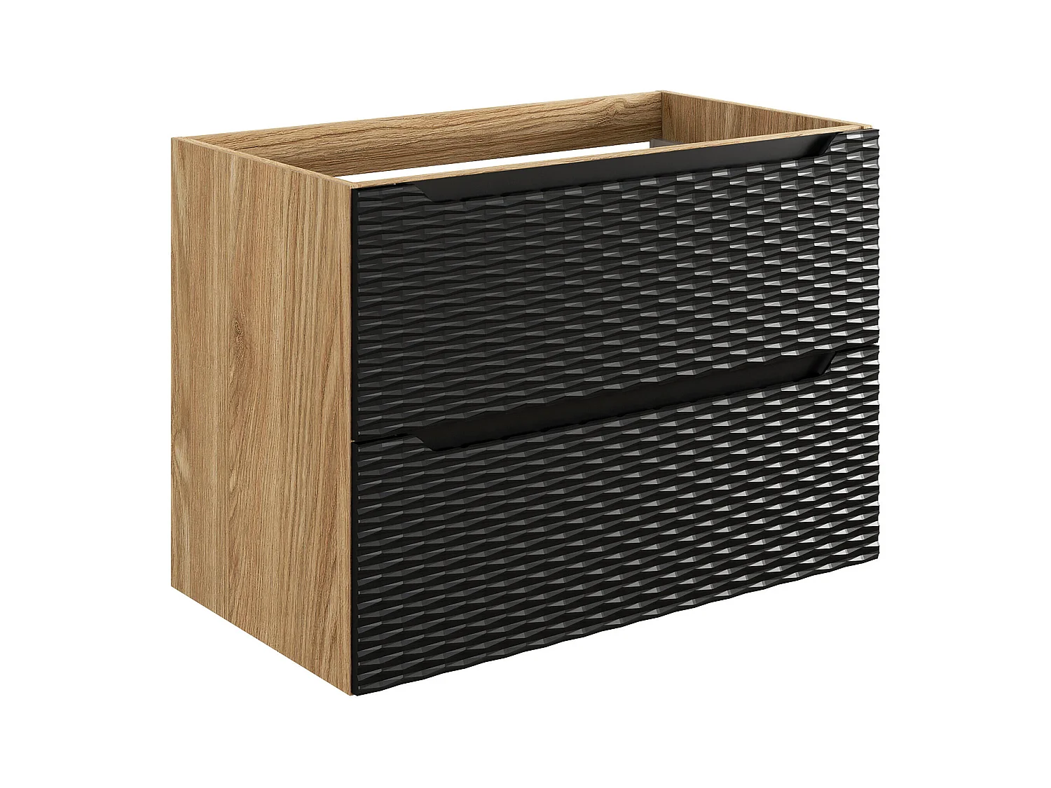 Armoire Sous Lavabos OCEAN CUW80 2D 80x46x57 Noir