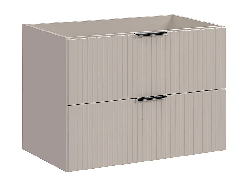 Armoire Sous Lavabos ADEL CUW80 2D 80x46x57 Clair naturel