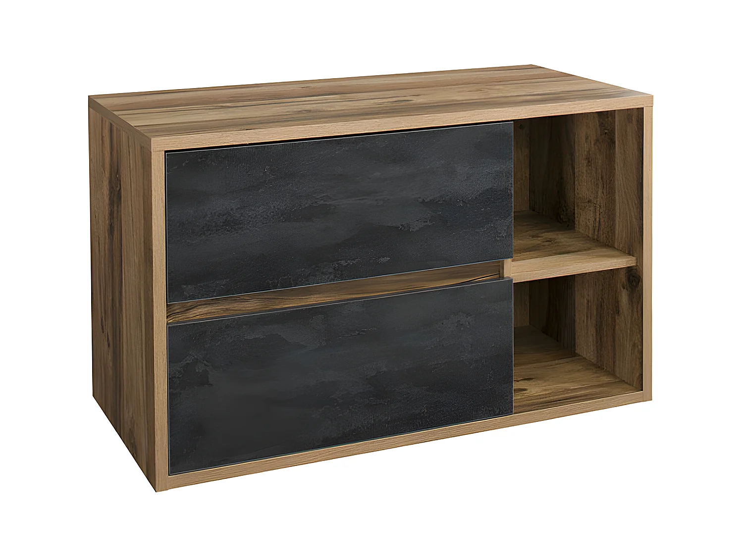 Armoire Sous Lavabos HAMPTON CUW100 2D 100x46x60 Clair naturel