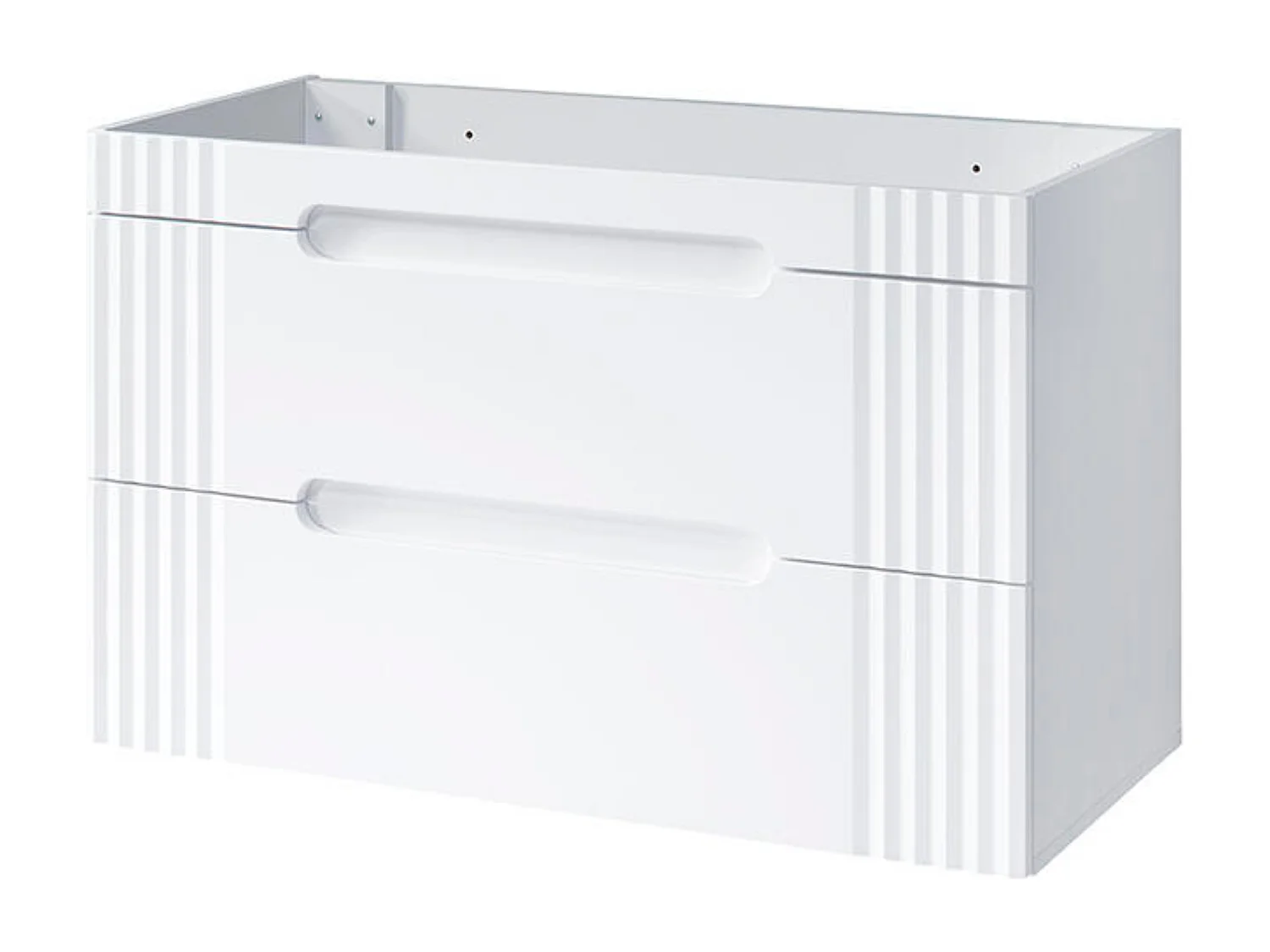 Kast Onder Wastafels FIJI CUW100 2D 100x46x62 Wit