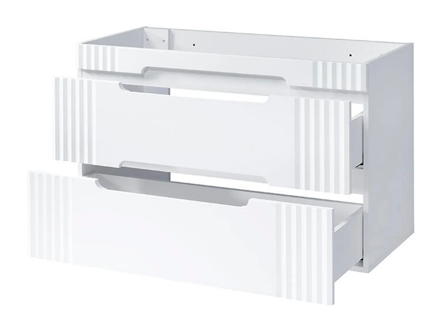 Kast Onder Wastafels FIJI CUW100 2D 100x46x62 Wit