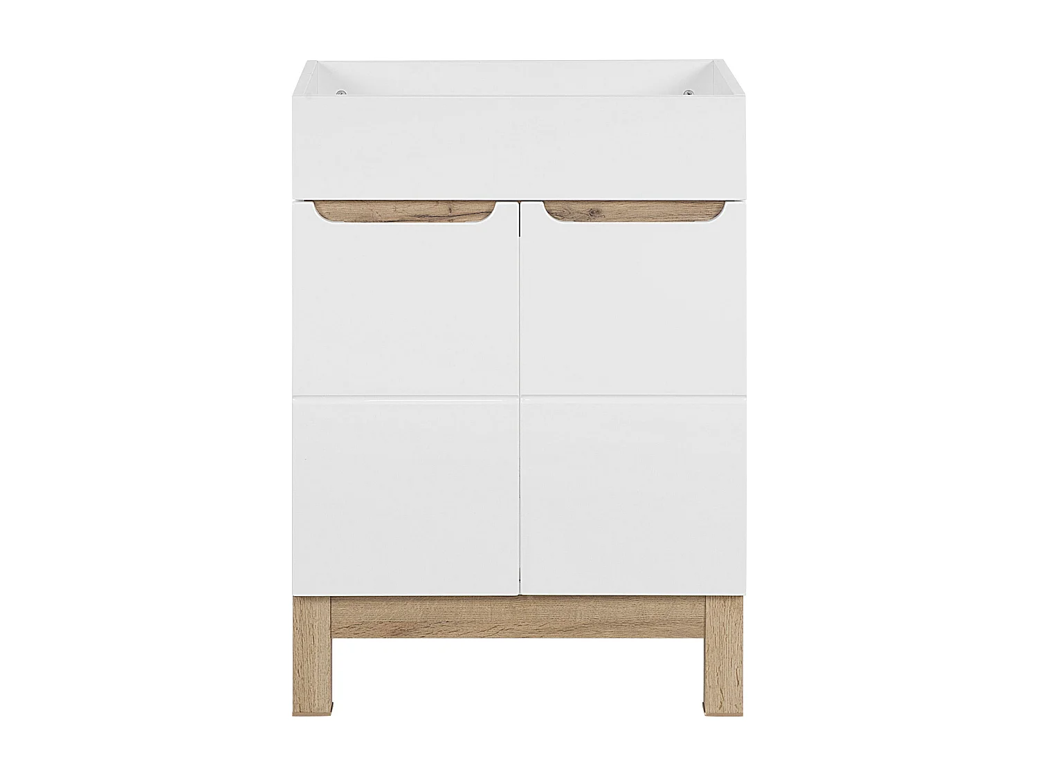 Armário Sob Lavatórios BALI CUW60 2D 60x46x84 Branco